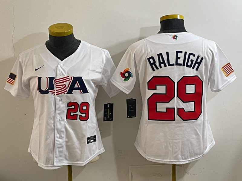 youth 2026 World cup white Nike MLB jersey 002